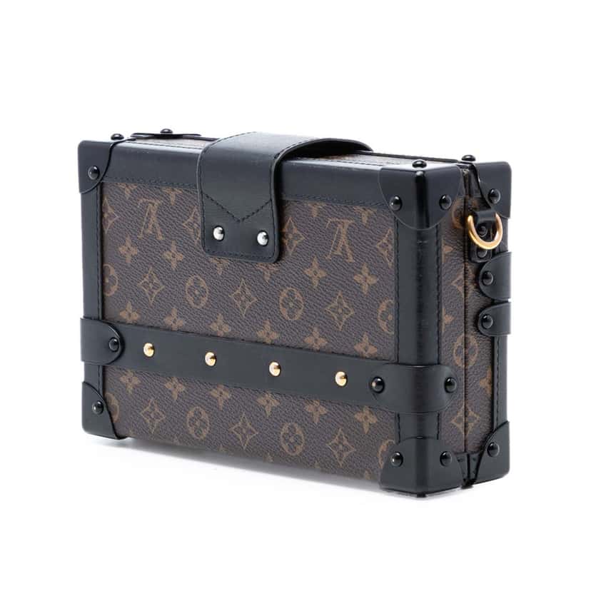 Louis Vuitton Monogram Petite Malle Brown Very good condition - Back View