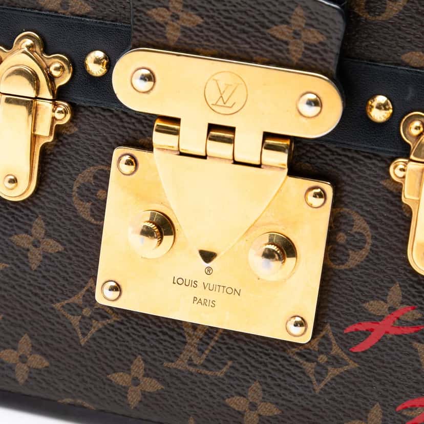 Louis Vuitton Monogram Petite Malle Brown Very good condition - Box View