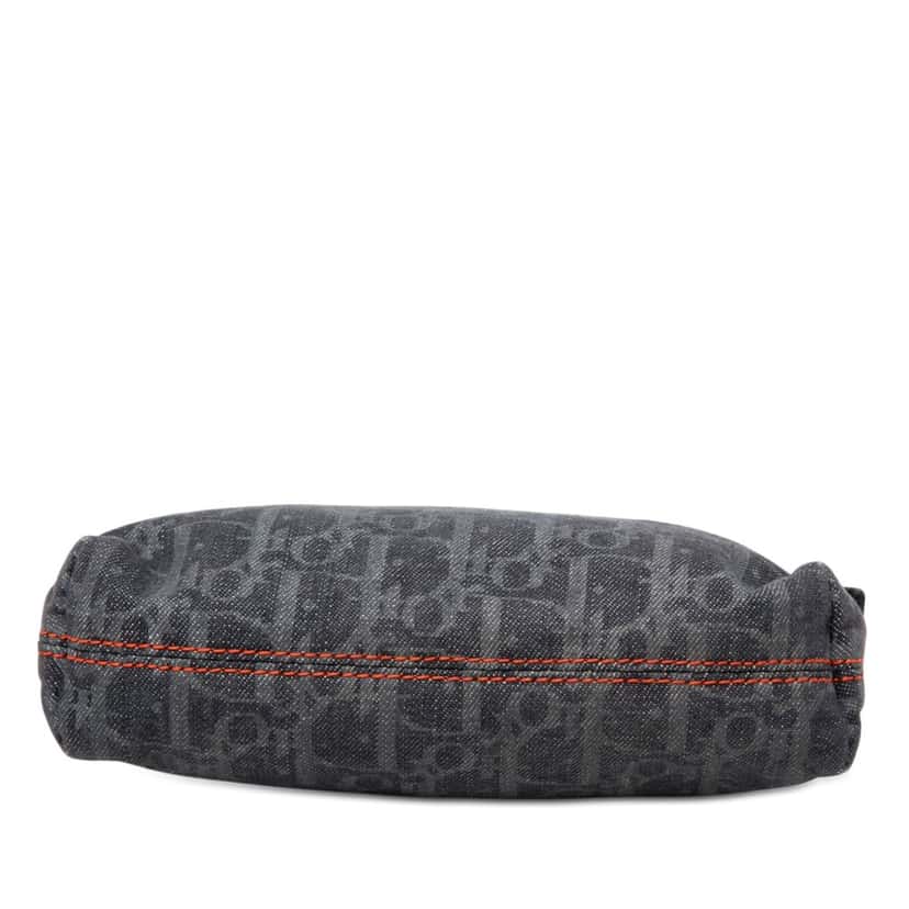 Dior Diorissimo Trotter Denim Flight Cosmetic Pouch Blue Very good condition - Inside View