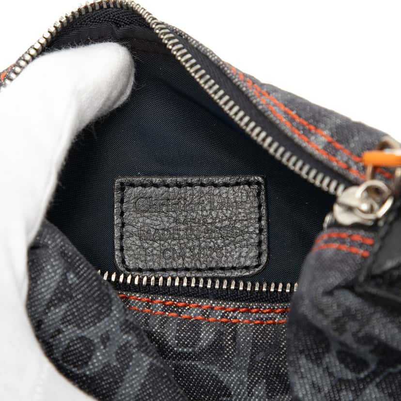 Dior Diorissimo Trotter Denim Flight Cosmetic Pouch Blue Very good condition - Box View