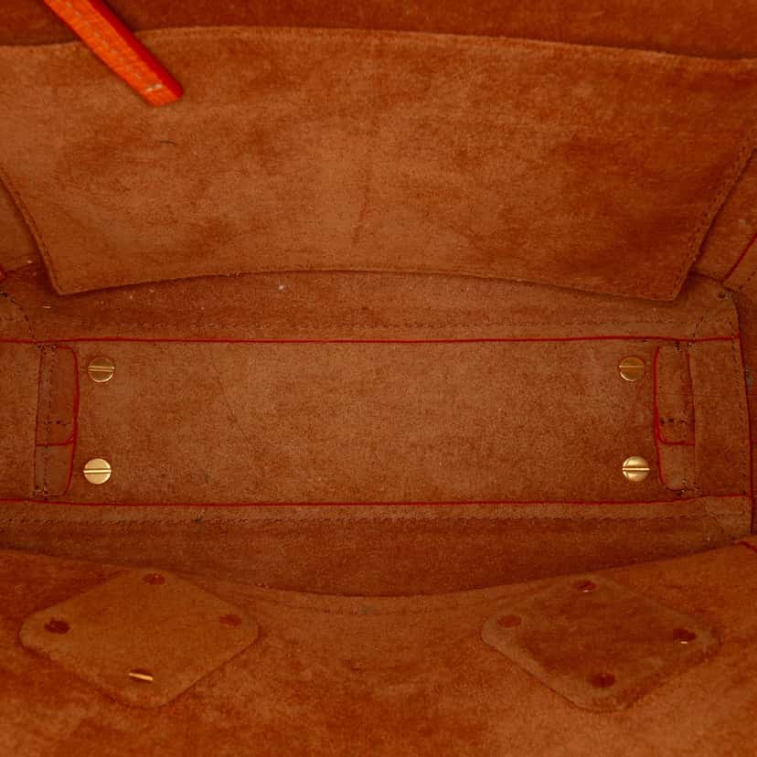 Bottega Veneta Small Grained Calfskin Arco Tote Orange Leather Very good condition - Model View