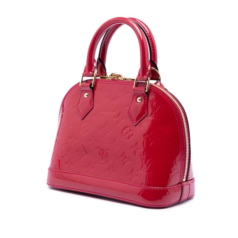 Louis Vuitton Monogram Vernis Alma BB Pink Leather Very good condition - Back View
