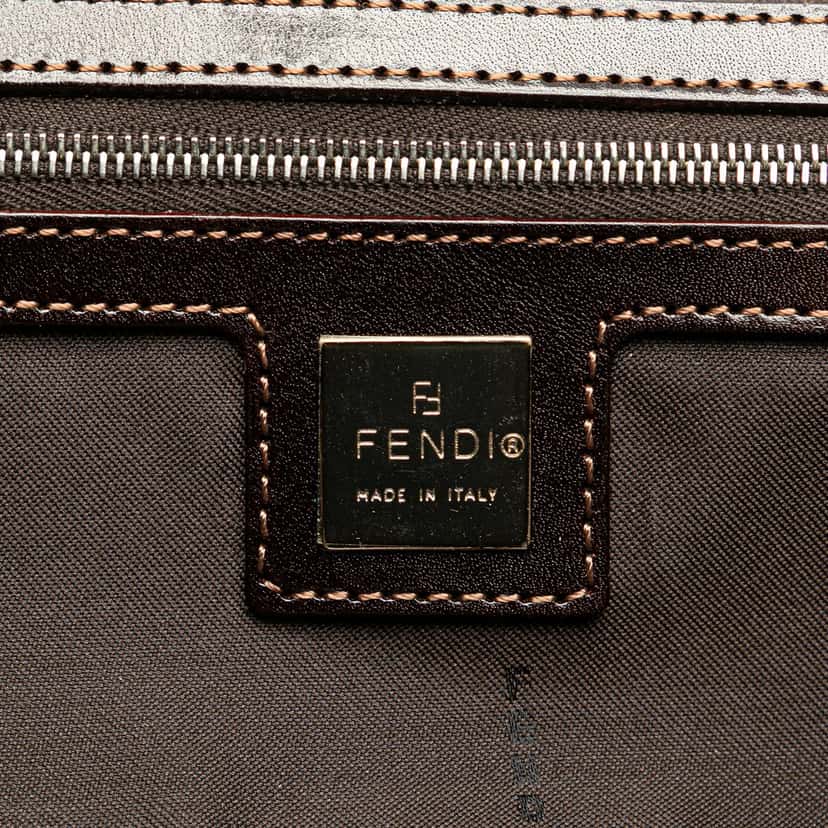 Fendi Zucca Canvas Crossbody Beige Very good condition - Box View