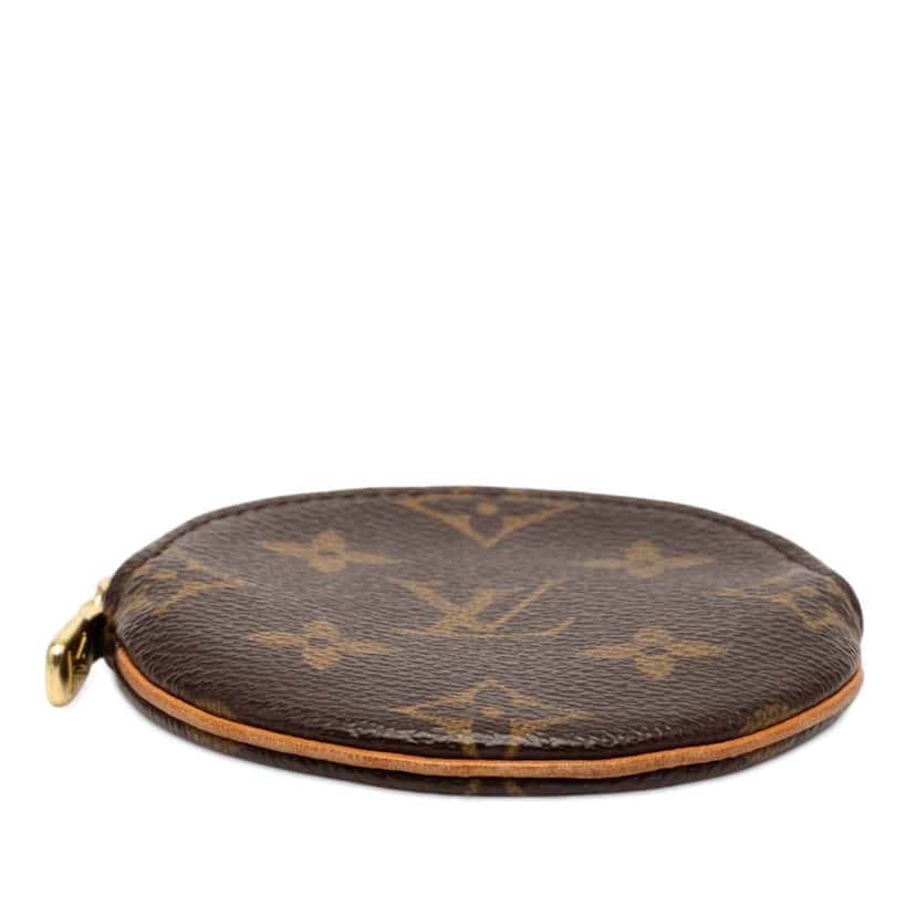 Louis Vuitton Monogram Round Coin Pouch Brown Very good condition - Inside View
