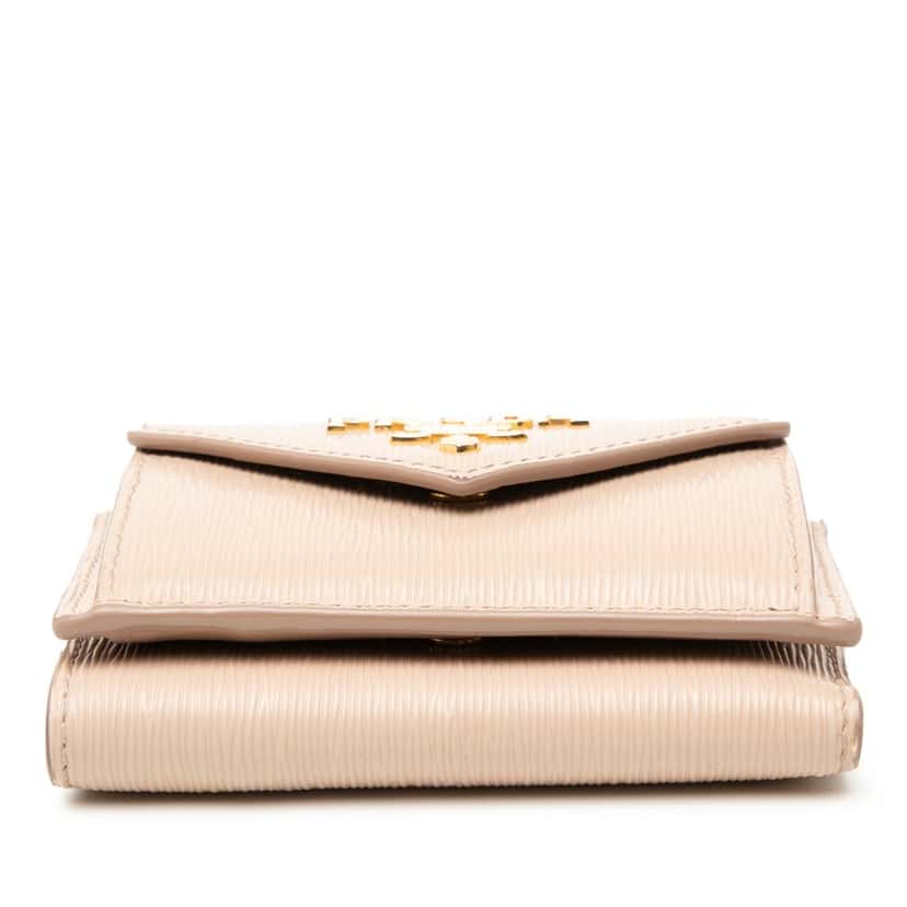 Prada Vitello Move Trifold Wallet Beige Leather Very good condition - Inside View