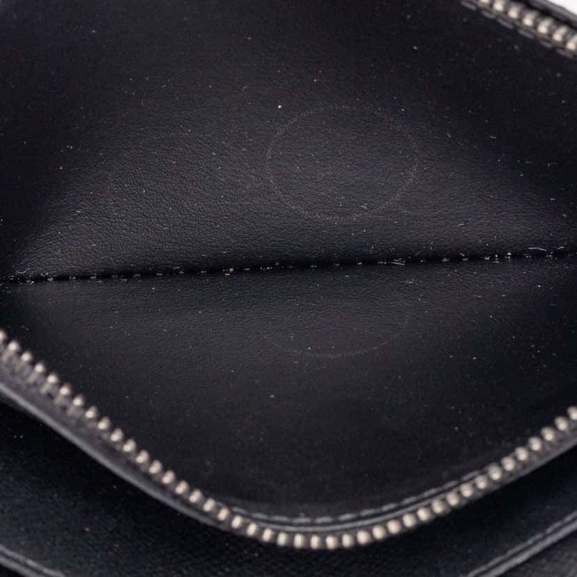 Louis Vuitton Monogram Eclipse Brazza Wallet Black Very good condition - Box View