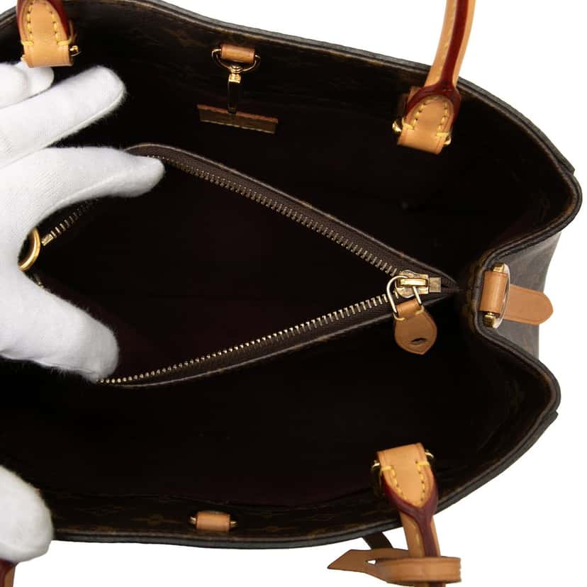 Louis Vuitton Monogram Montaigne MM Brown Very good condition - Model View