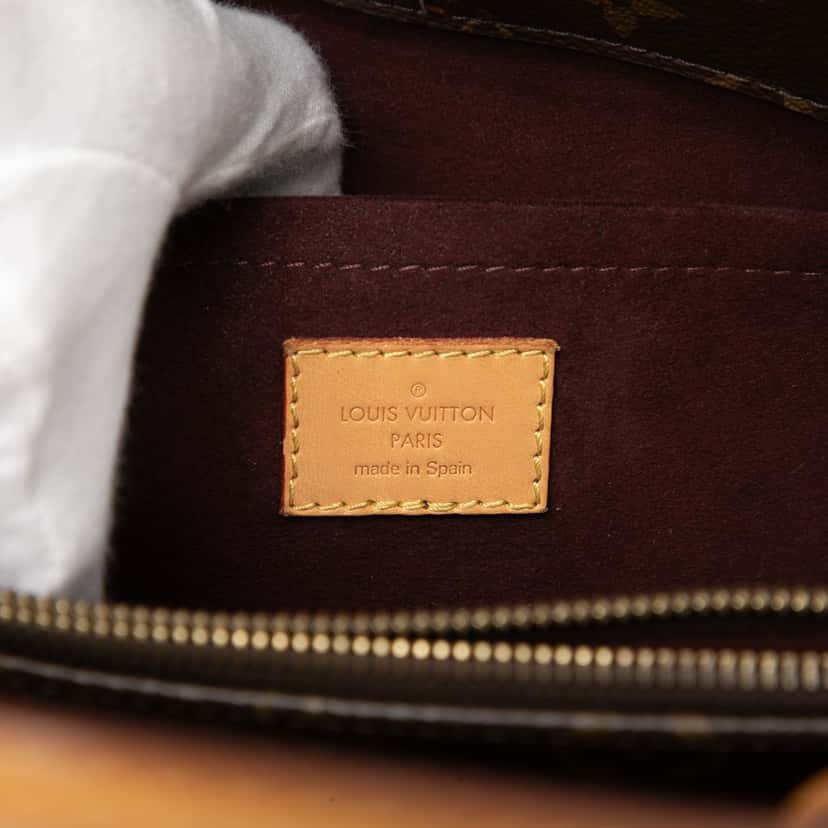 Louis Vuitton Monogram Montaigne MM Brown Very good condition - Box View