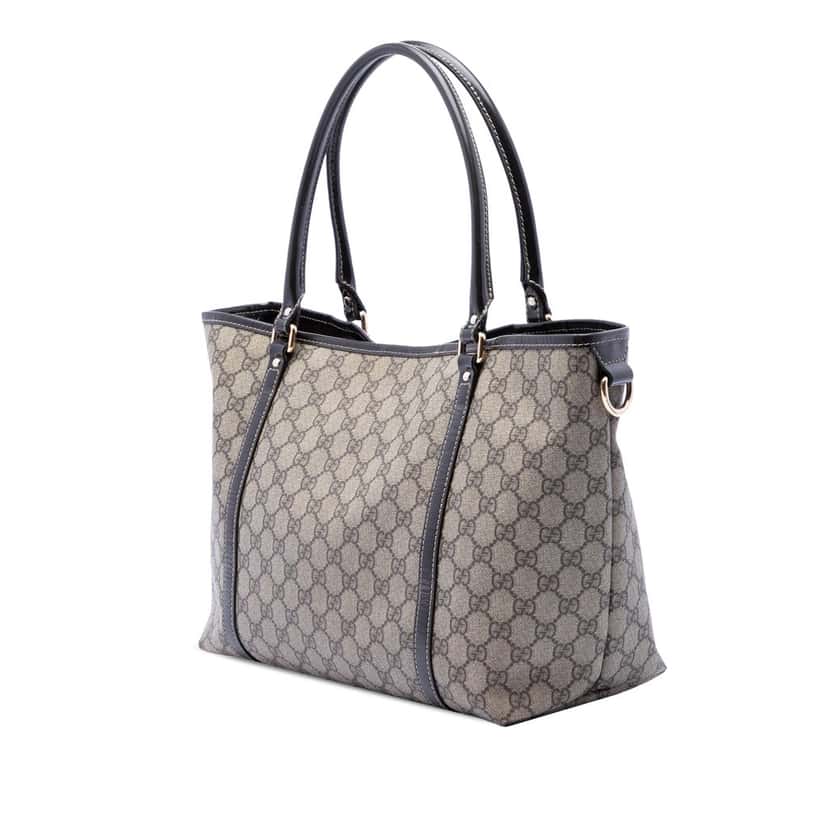 Gucci Medium GG Supreme Joy Tote Beige Very good condition - Back View