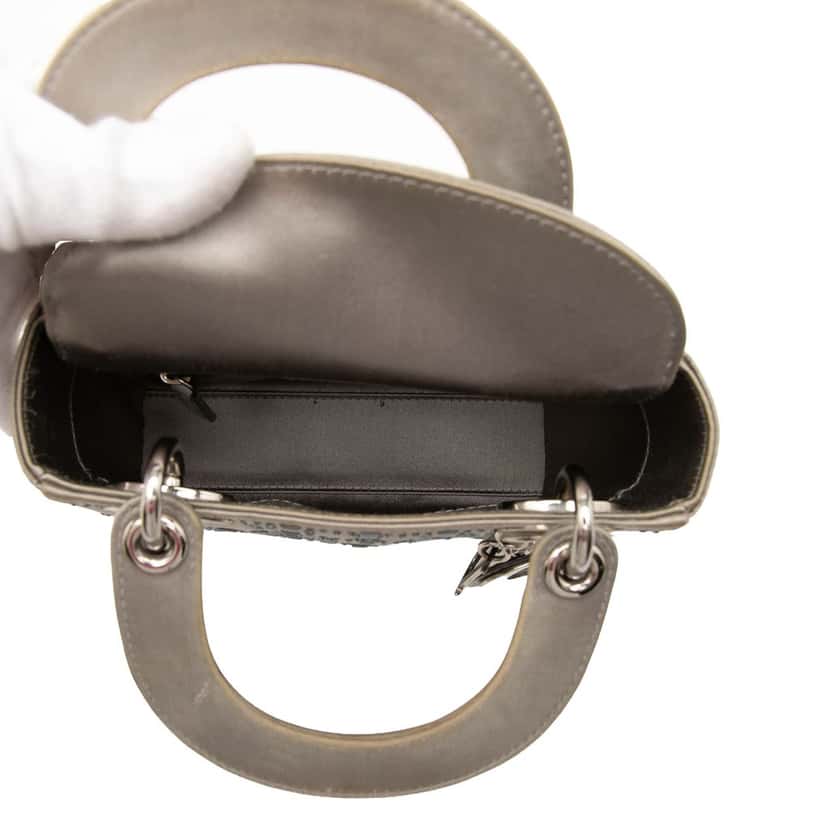 Dior Mini Satin Cannage Crystal Embellished Lady Dior Other Very good condition - Model View