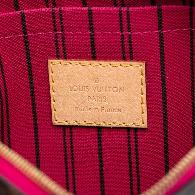 Louis Vuitton Monogram Neverfull MM Pouch Brown Very good condition - Box View