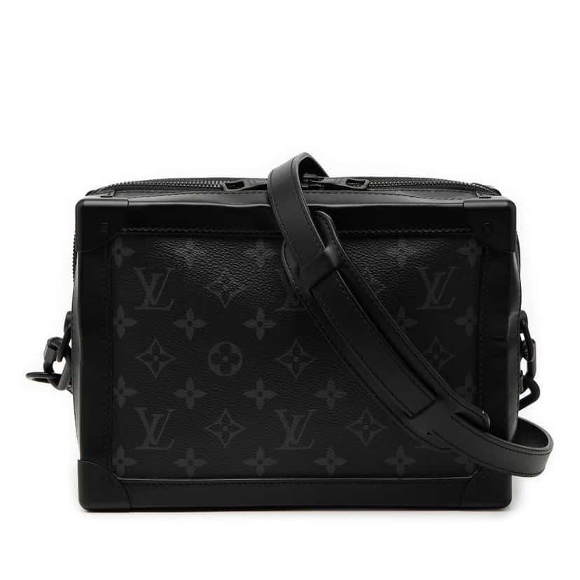 Louis Vuitton Monogram Eclipse Soft Trunk Black Very good condition - Front View