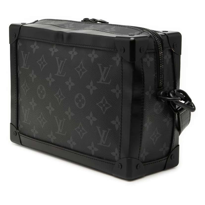 Louis Vuitton Monogram Eclipse Soft Trunk Black Very good condition - Back View