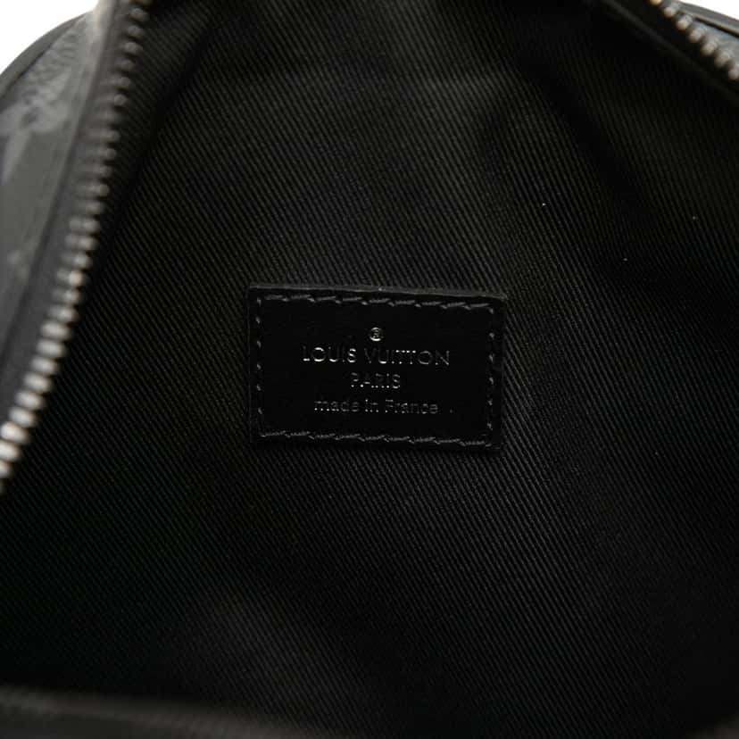 Louis Vuitton Monogram Eclipse Soft Trunk Black Very good condition - Box View