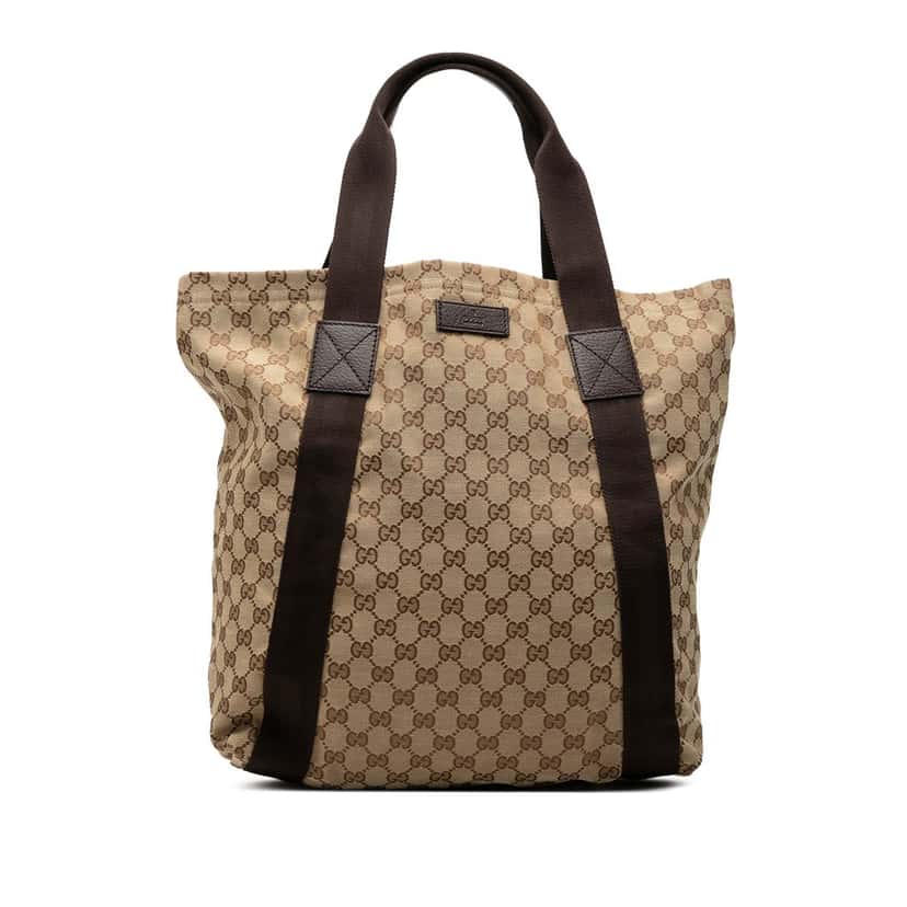 Gucci GG Canvas Tote Beige Very good condition - Front View
