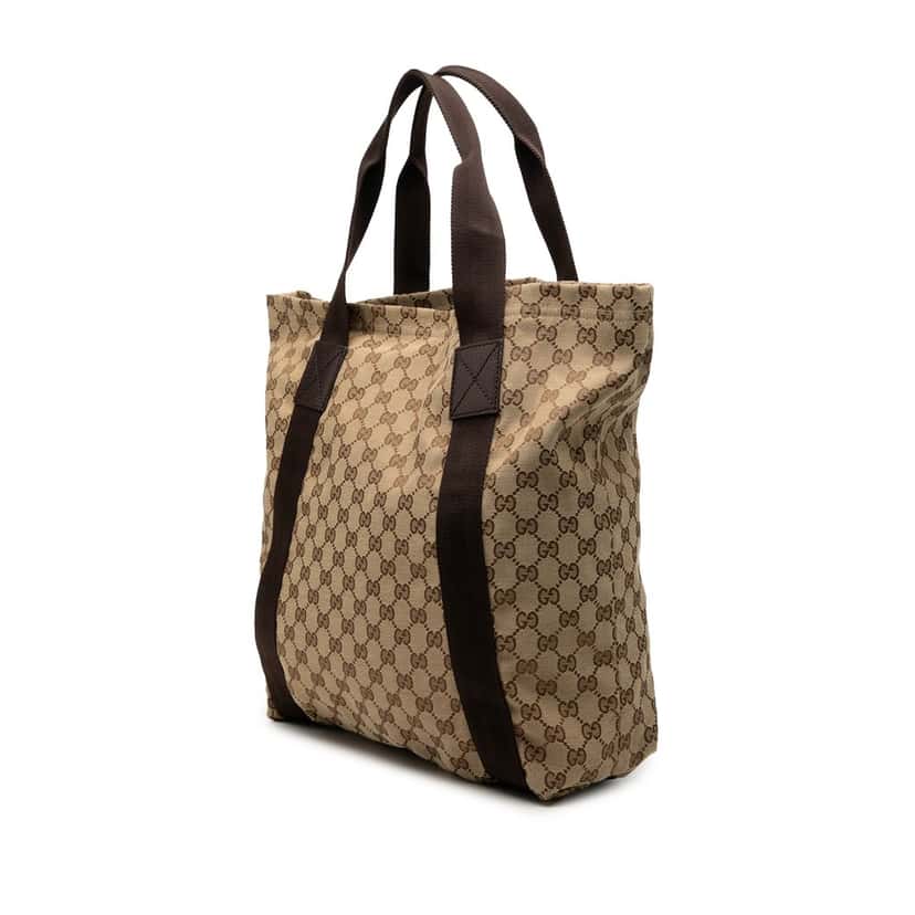 Gucci GG Canvas Tote Beige Very good condition - Back View