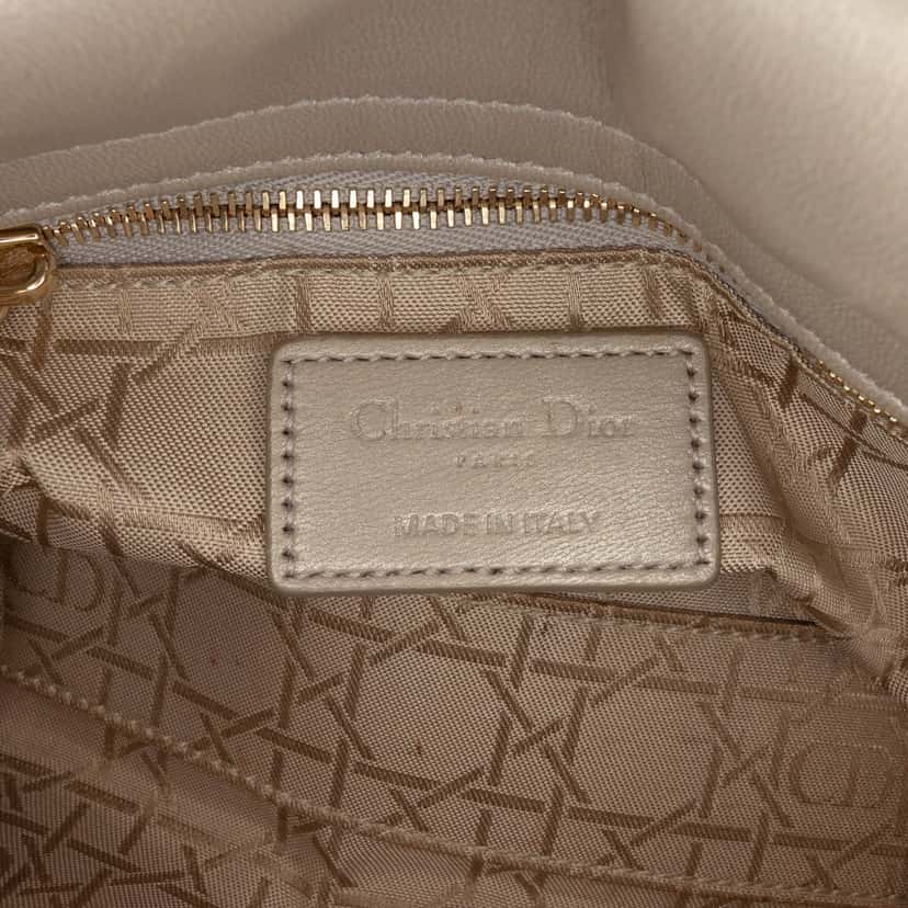 Dior Mini Lambskin Cannage Lady Dior Other Leather Very good condition - Box View