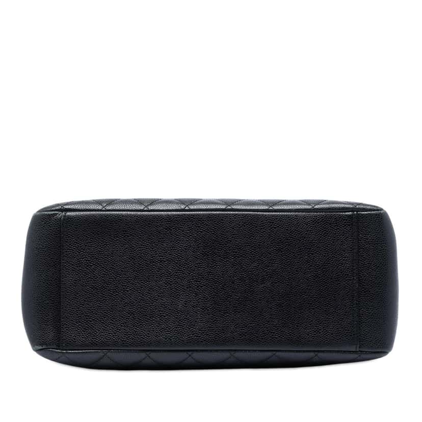 Chanel Caviar Grand Shopping Tote Black Leather Very good condition - Inside View