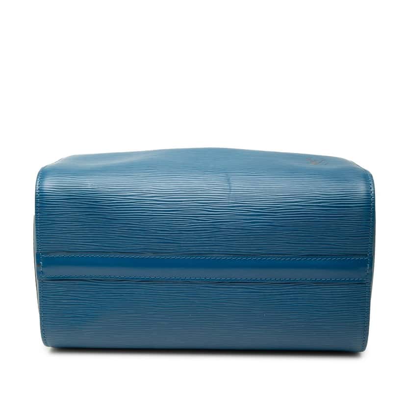 Louis Vuitton Epi Speedy 25 Blue Leather Very good condition - Inside View