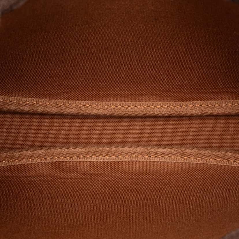 Louis Vuitton Monogram Pochette Accessoires Long Strap Brown Very good condition - Model View