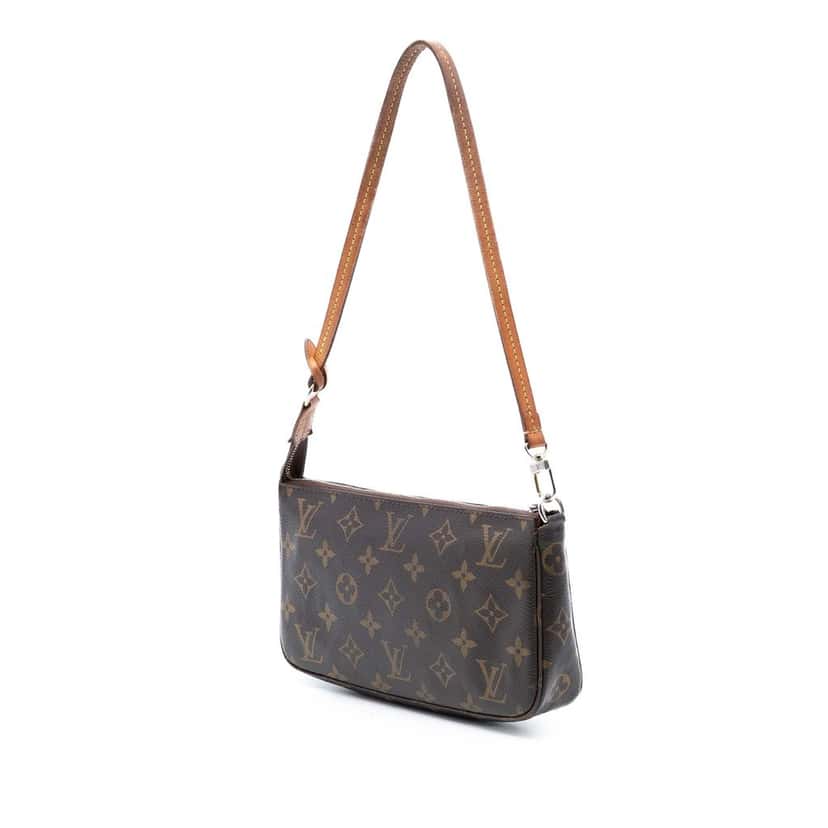Louis Vuitton Monogram Pochette Accessoires Brown Very good condition - Back View