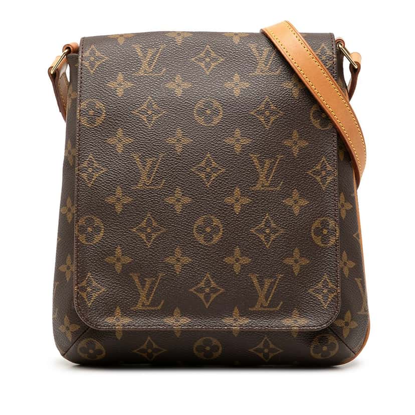 Louis Vuitton Monogram Musette Salsa PM Short Strap Brown Very good condition - Front View