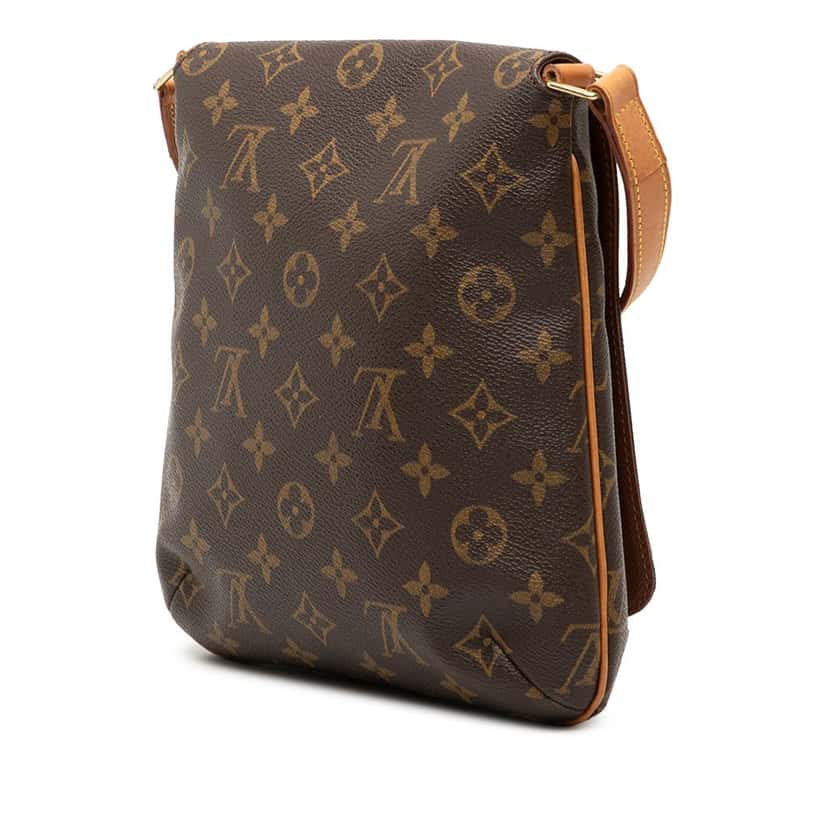 Louis Vuitton Monogram Musette Salsa PM Short Strap Brown Very good condition - Back View