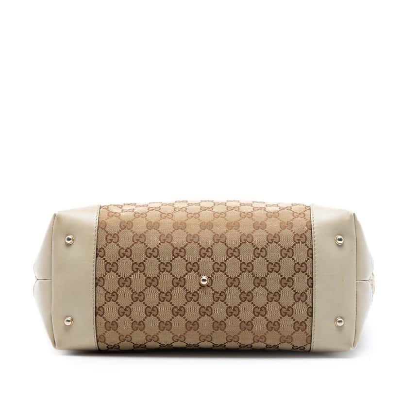 Gucci GG Canvas Heart Bit Tote Beige Very good condition - Inside View