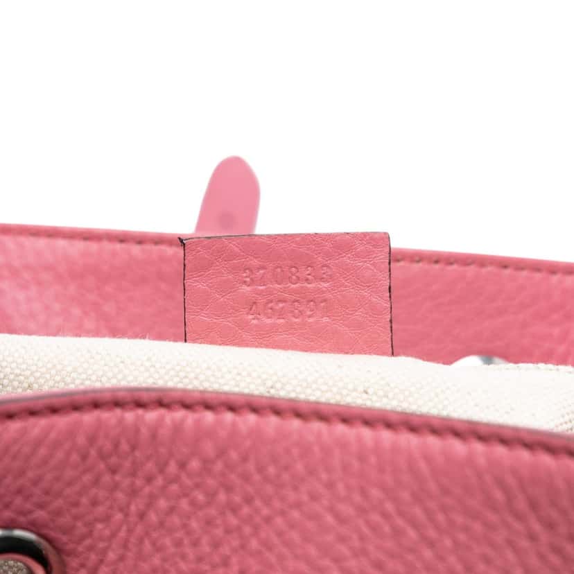 Gucci Leather Bamboo Tassel Backpack Pink Leather Very good condition - Box View