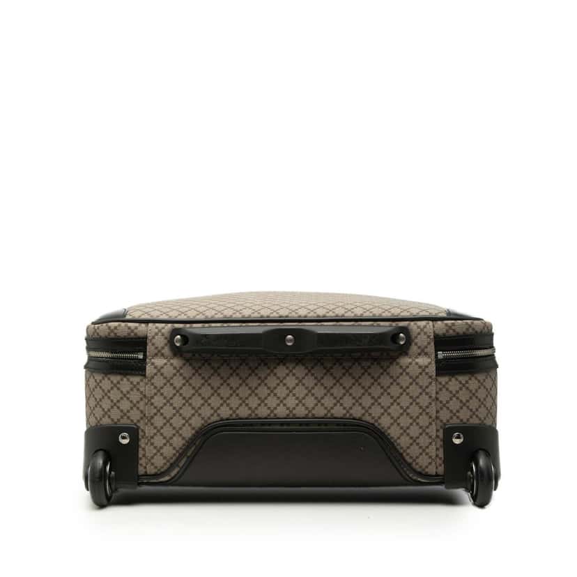 Gucci Diamante Coated Canvas Carry On Trolley Beige Very good condition - Inside View