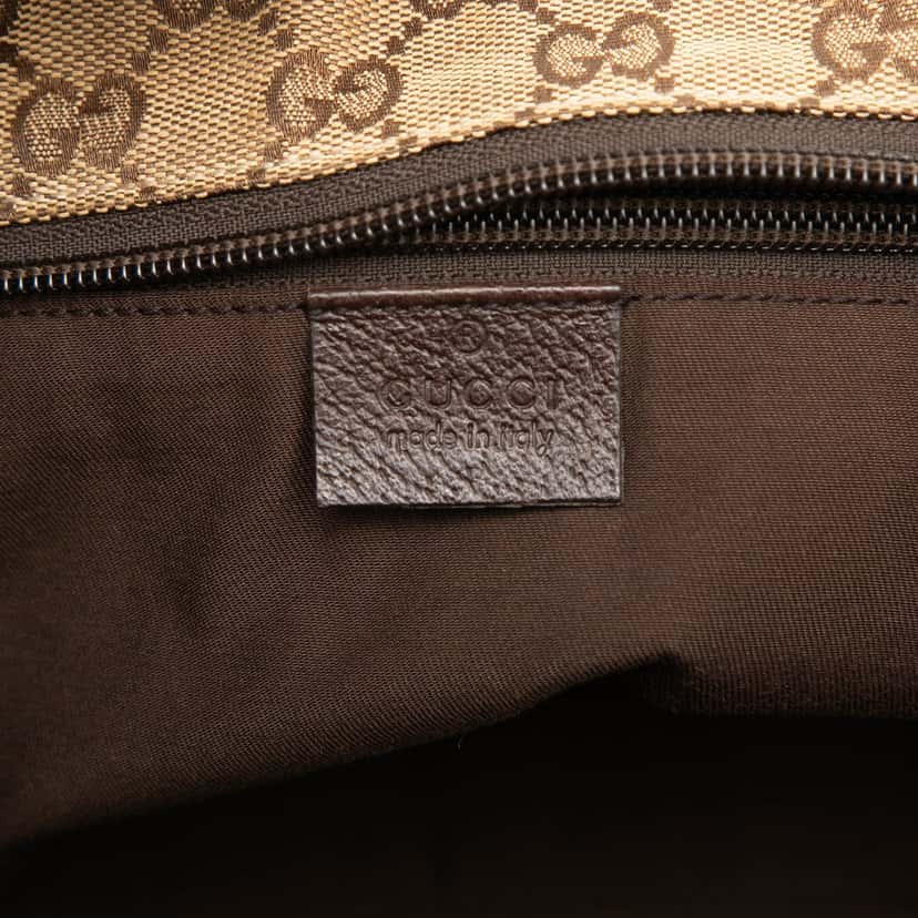 Gucci GG Canvas Web Tote Beige Very good condition - Box View