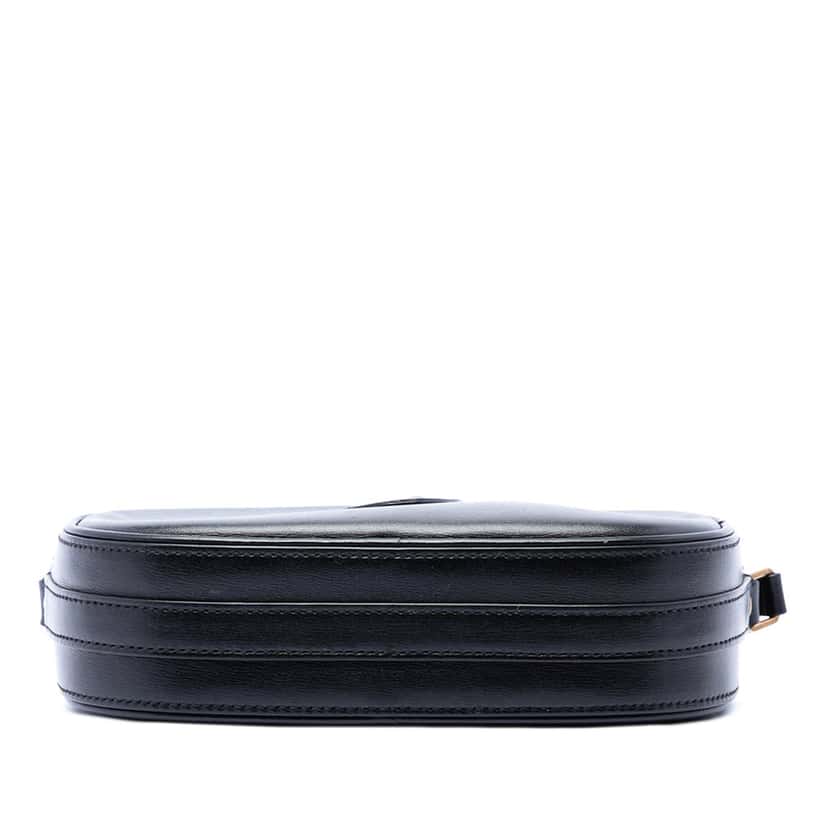Saint Laurent Calfskin Monogram Le 61 Camera Bag Black Leather Very good condition - Inside View