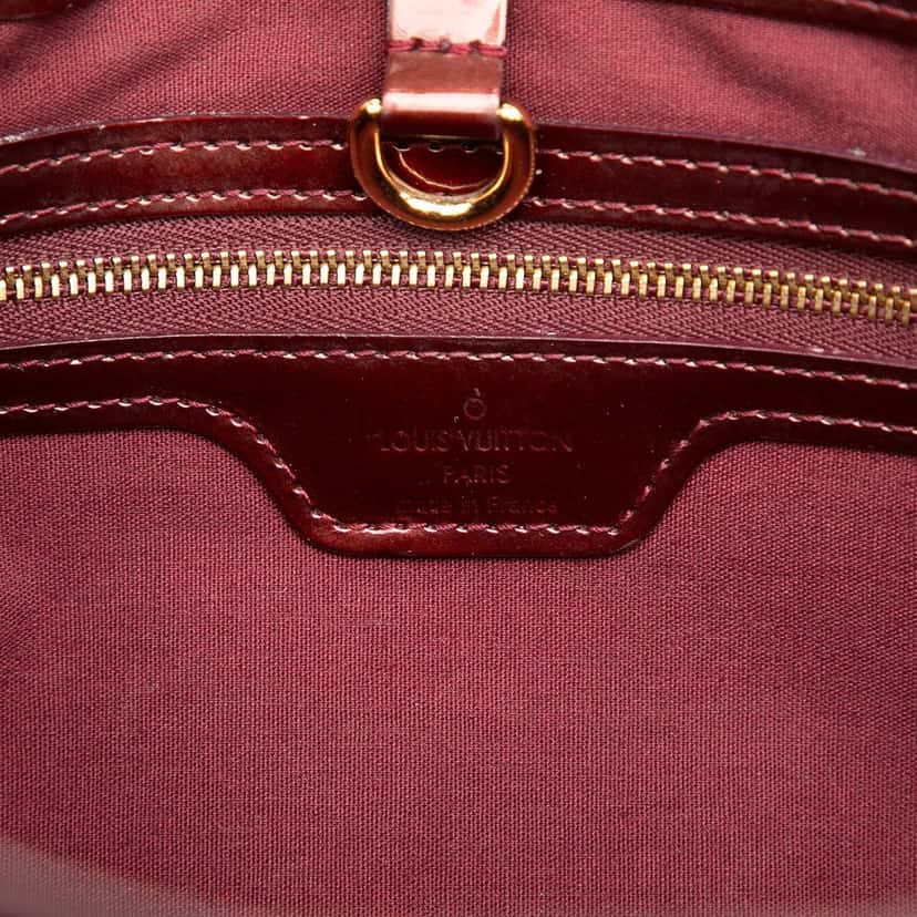 Louis Vuitton Monogram Vernis Wilshire PM Red Leather Good condition - Box View