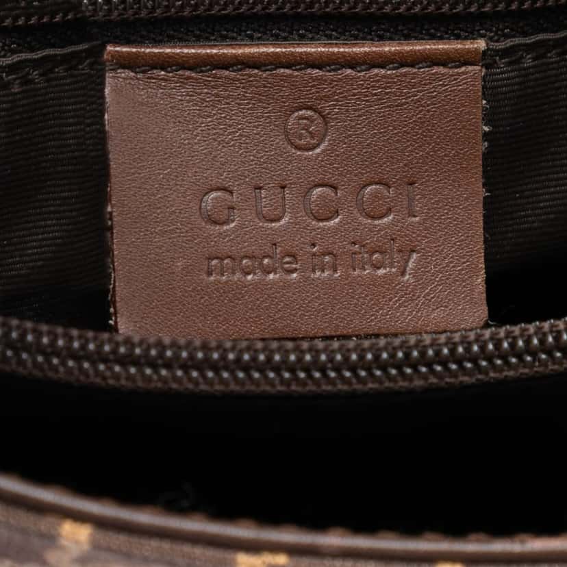 Gucci GG Canvas Shoulder Bag Brown Very good condition - Box View