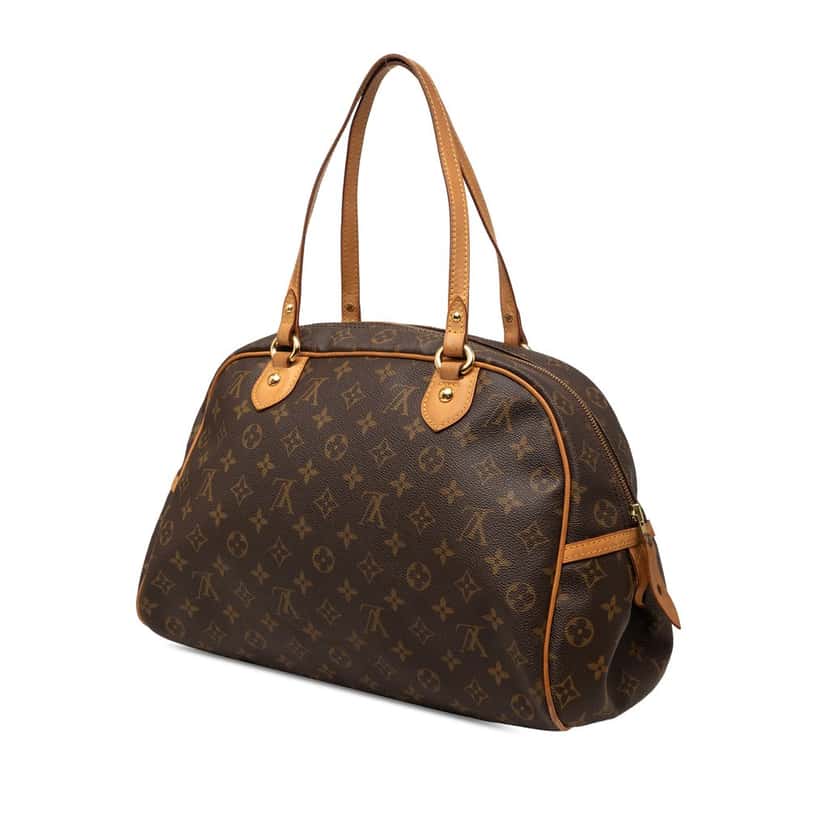 Louis Vuitton Monogram Montorgueil GM Brown Very good condition - Back View