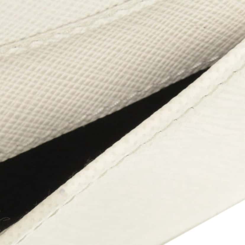Prada Saffiano Card Holder White Leather Very good condition - Inside View