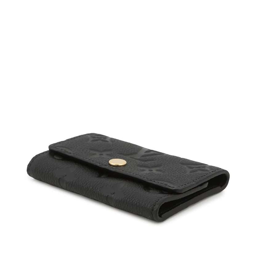 Louis Vuitton Monogram Empreinte 6 Key Holder Black Leather Very good condition - Back View