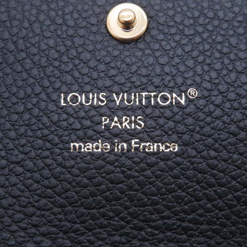 Louis Vuitton Monogram Empreinte 6 Key Holder Black Leather Very good condition - Inside View