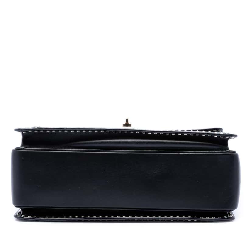 Valentino Leather Rockstud Top Handle Bag Black Leather Very good condition - Inside View
