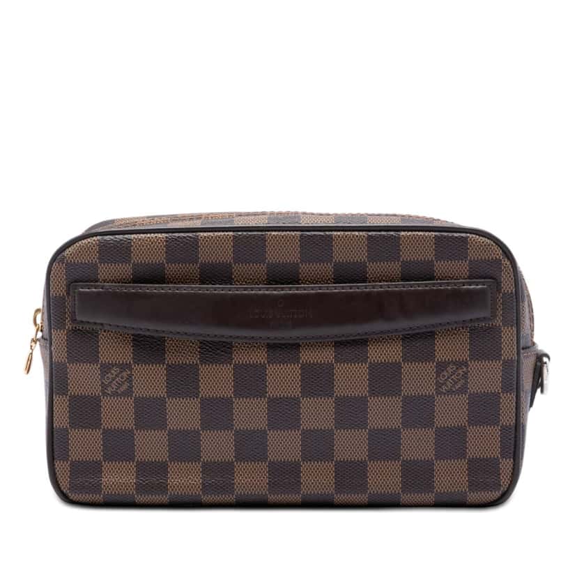 Louis Vuitton Damier Ebene Pochette Saint Paul Brown Very good condition - Front View