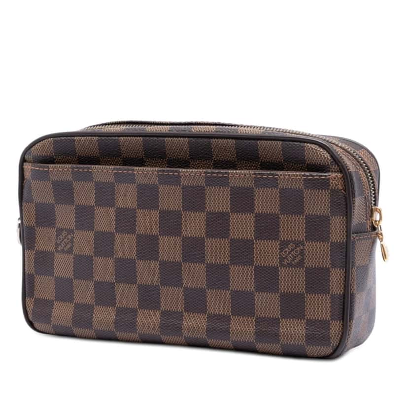 Louis Vuitton Damier Ebene Pochette Saint Paul Brown Very good condition - Back View