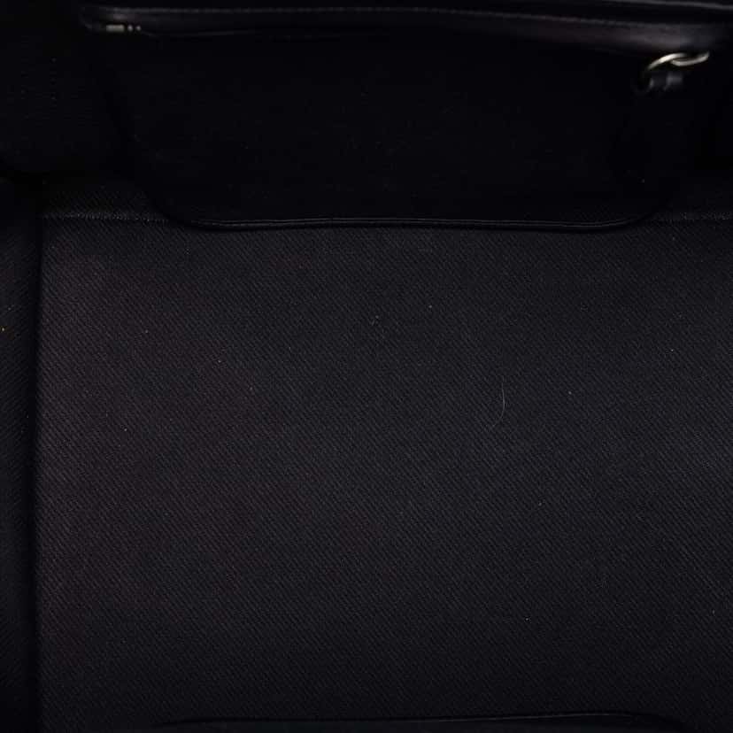 Celine Medium Striped Canvas and Cotton Phantom Luggage Tote Black Very good condition - Model View