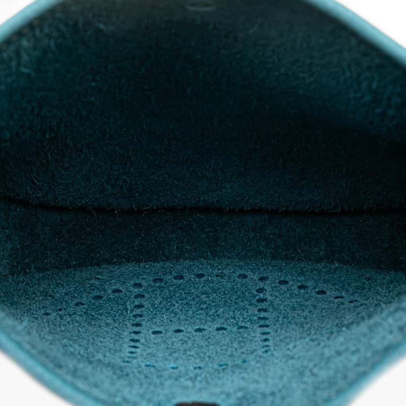 Hermès Clemence Evelyne III TPM Blue Leather Very good condition - Model View