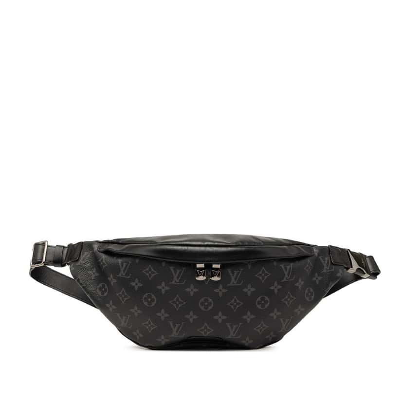 Louis Vuitton Monogram Eclipse Discovery Bumbag PM Black Very good condition - Front View