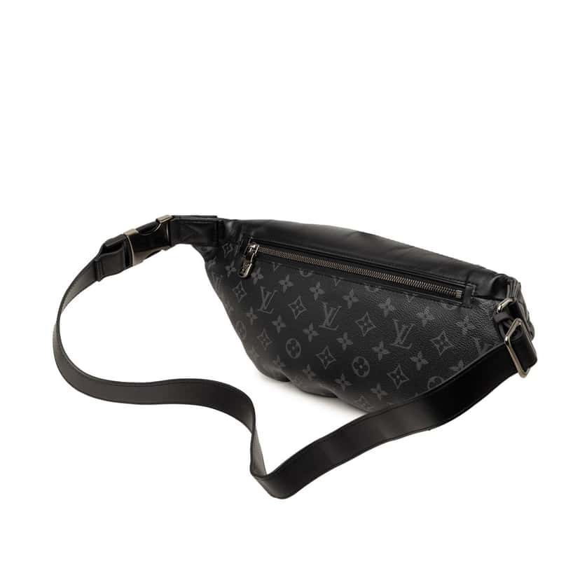 Louis Vuitton Monogram Eclipse Discovery Bumbag PM Black Very good condition - Back View
