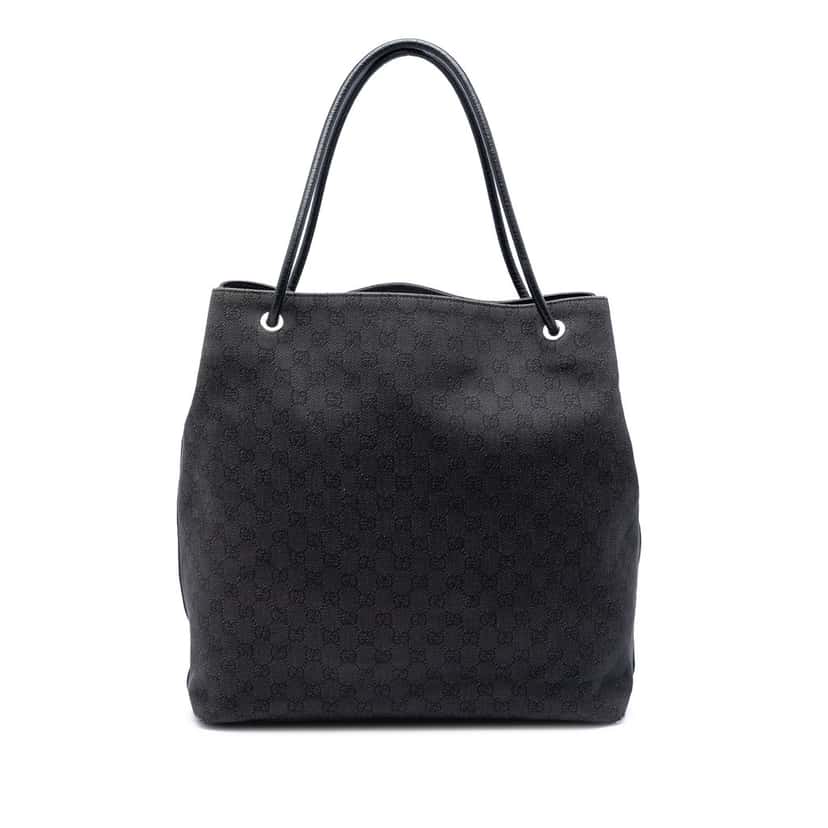Gucci Large GG Denim Gifford Tote Other Very good condition - Front View