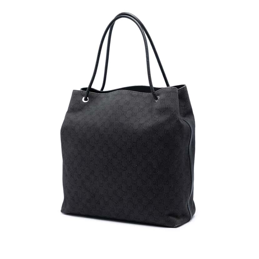 Gucci Large GG Denim Gifford Tote Other Very good condition - Back View