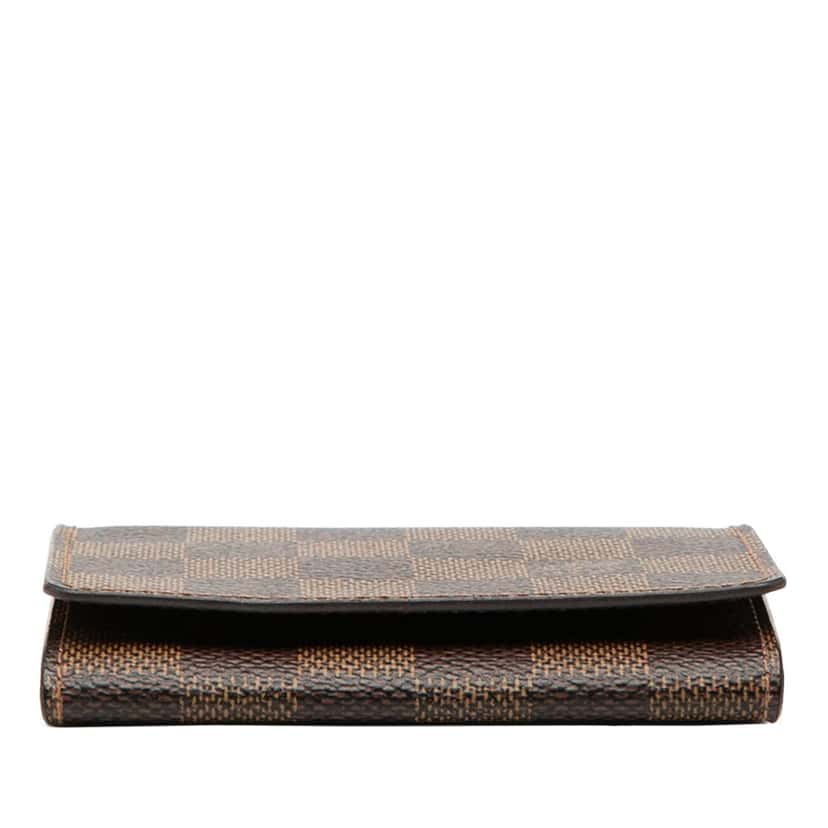Louis Vuitton Damier Ebene Business Card Holder Brown Very good condition - Inside View