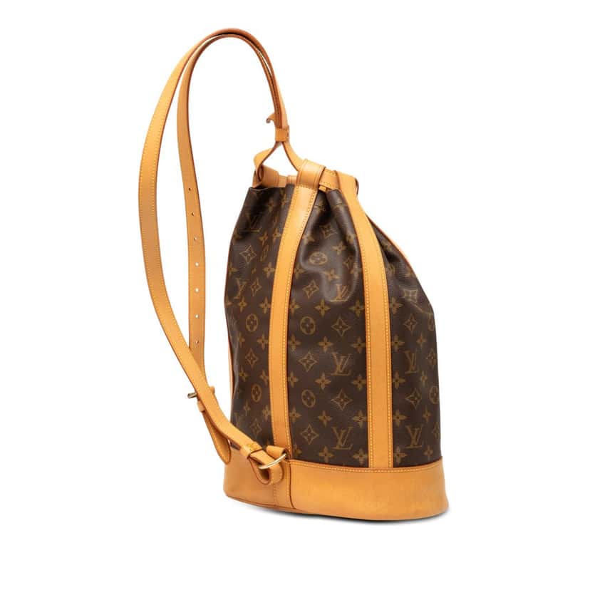 Louis Vuitton Monogram Randonnee PM Brown Very good condition - Back View