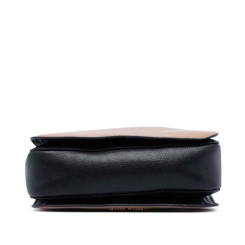 Miu Miu Bicolor Goatskin Madras Satchel Brown Leather Never worn, with tag - Inside View